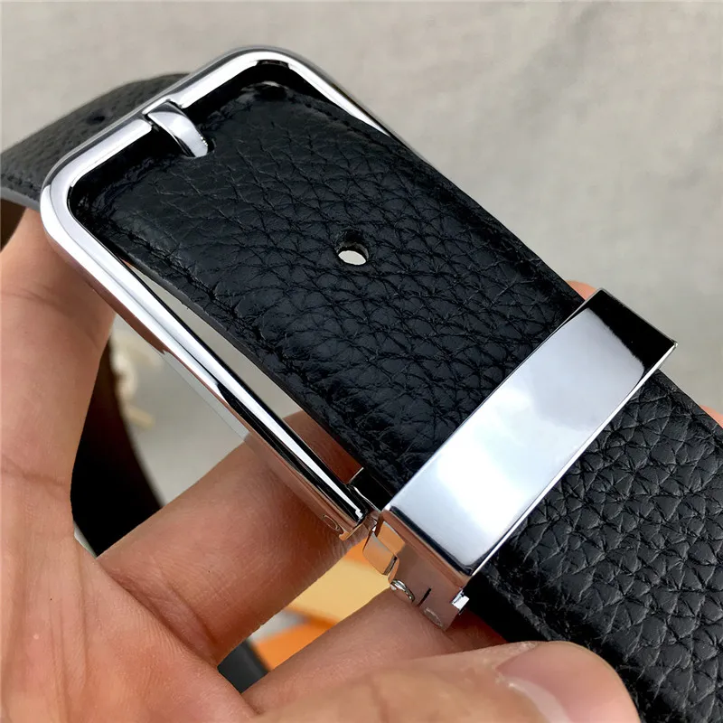 Designer Men Belts Of Mens And Women Belt With Fashion Big Buckle Real Leather Top High Quality_voghion.com