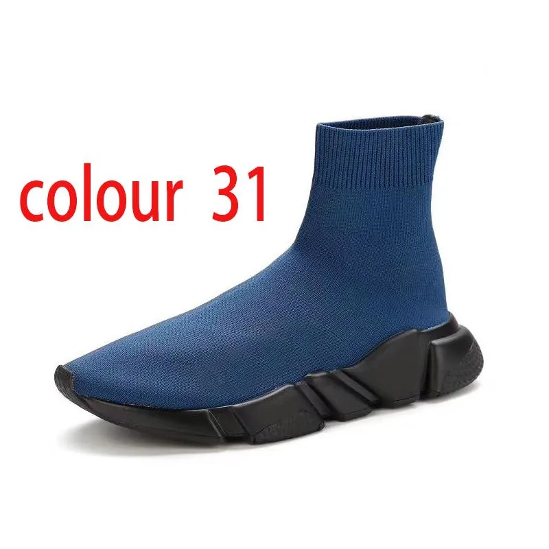 knitted elastic Socks boots Spring Autumn classic Sexy gym Casual women Shoes Fashion platform men sports boot Lady Travel Thick sneakers Large size 39-41-45 us4-us11