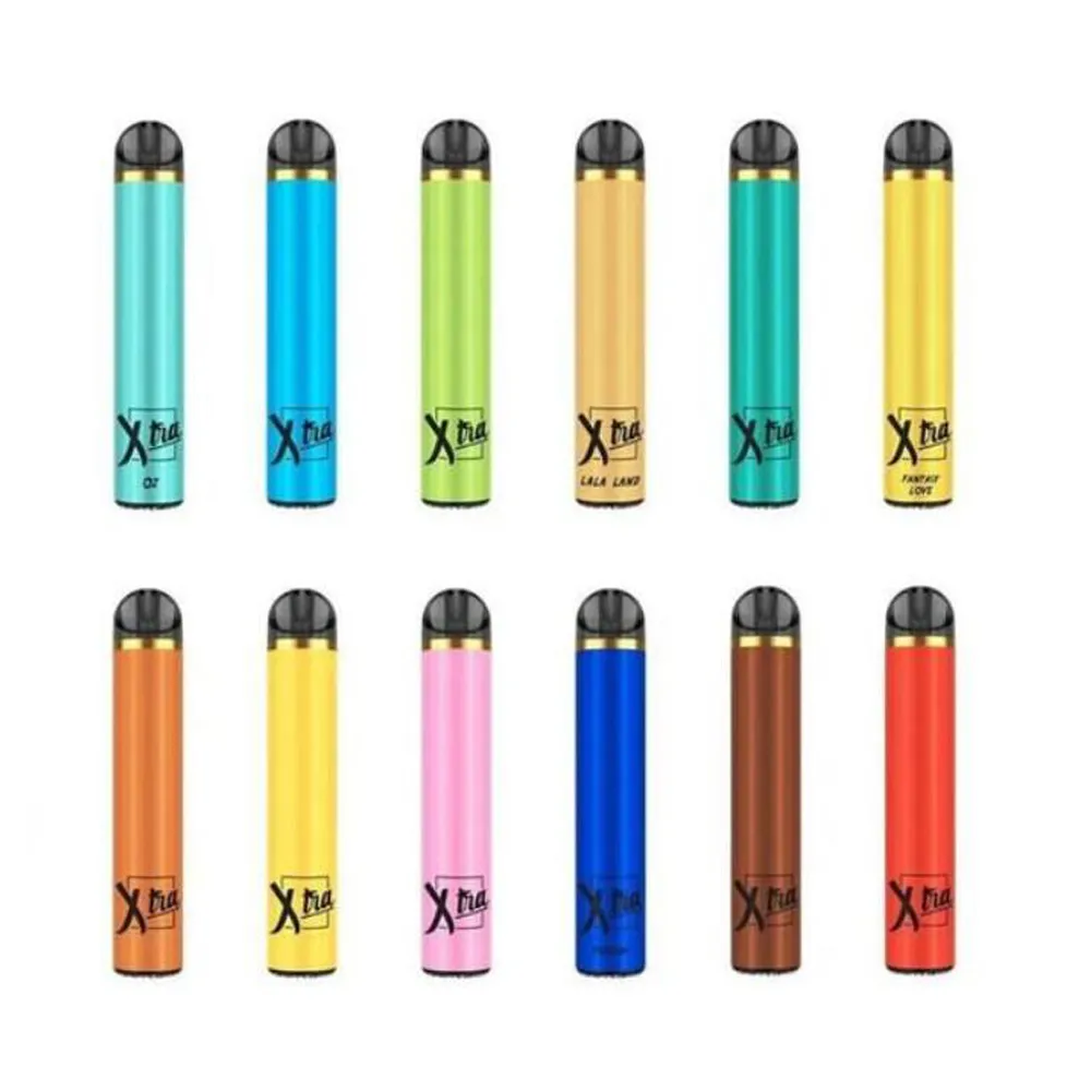 E Zigarette Puff Xtra BAR Einweg-Pod-Gerät 1500 Puffs Vorgefüllte Kartusche Vape Pen vs Pro-Stick-Kits Airbar Ultra Unendlichkeit