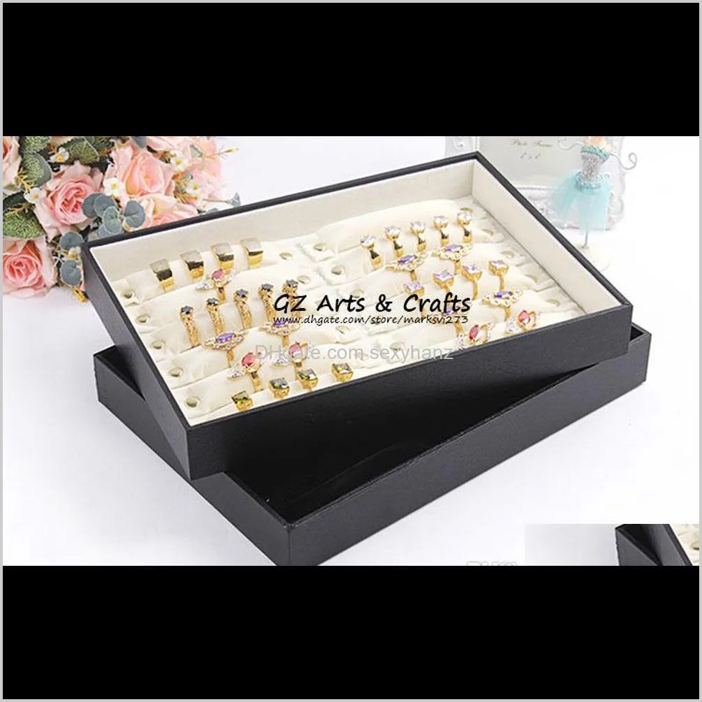 ring tray sponge ring jewelry holder jewelry packaging display stand button detachable ring stick ring jewellery boxes gift box