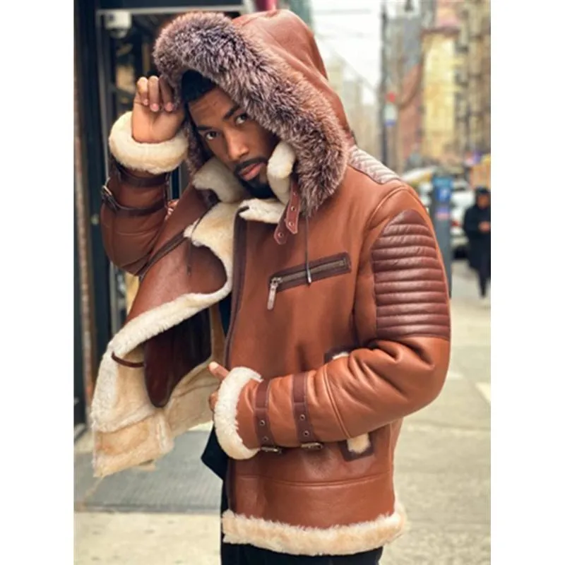 Veste Simili Cuir Capuche Femme Veste Simili Cuir Marron Veste