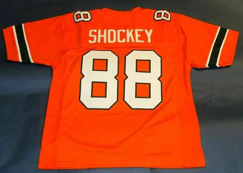 Custom Football Jersey Men Youth Women Vintage 88 JEREMY SHOCKEY CUSTOM UNIVERSITY OF THE U Rare High School Size S-6XL or any name and number jerseys