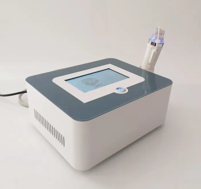 Máquina de belleza RF fraccional con microagujas para rejuvenecimiento de la piel, 4 puntas, microaguja, radiofrecuencia, cuidado de la piel, estiramiento, antiarrugas