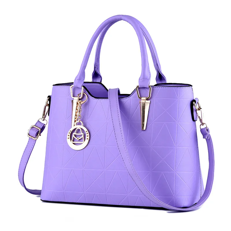 HBP Handbags Purses Women Totes Bag Crocodile Pattern PU Leather Woman Crossbody Shoulder Bags Purple