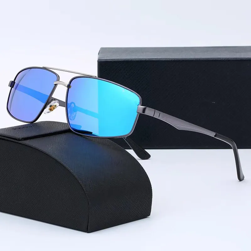 Top Mens Womens Designer Sunglasses Sun Glasses square Fashion Gold Frame Glass Lens Eyewear For Man Woman With Original Cases Boxs Mixed Color
