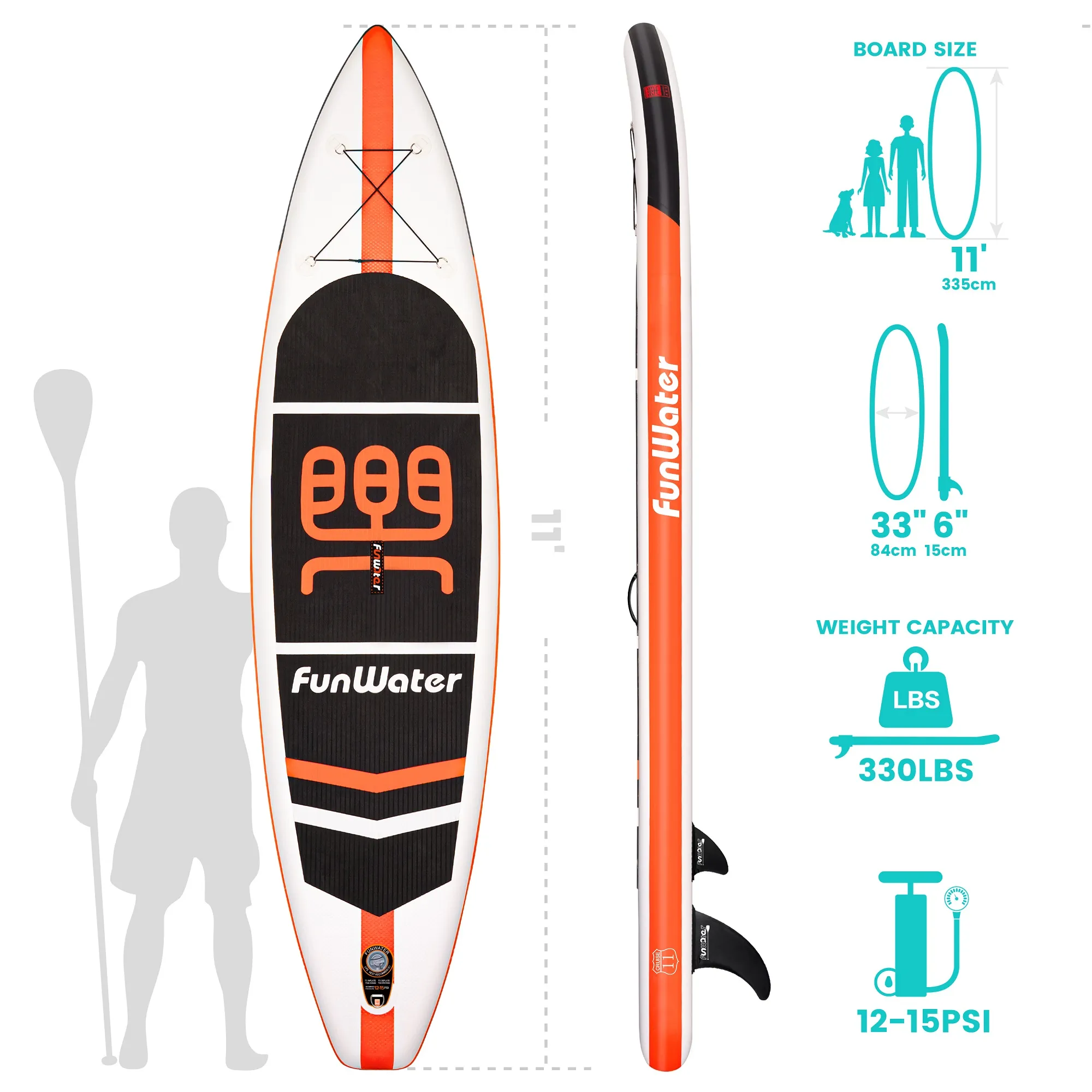 Funwater No Vat Flying Surfboard Price Padel Stand Up Paddle Board  Inflatable 335 Cm Sup Paddleboard Ca Uk Us Warehouse Tabla Surf Paddel Water  Sports Supboard 11 From Hexiang4, $287.16