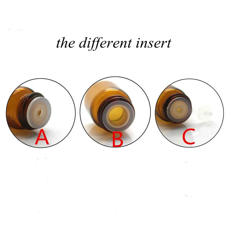 100pcs-1ml-2ml-3ml-5ml-Drams-Amber-Glass-Bottle-With-Plastic-Lid-Insert--Oil-Glass