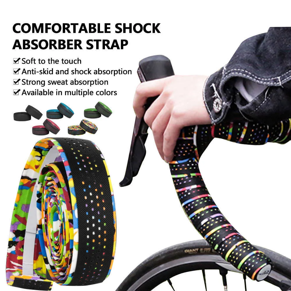 Anti Slip EVA Handlebar Tape For Road Bikes Soft PU Design Bike