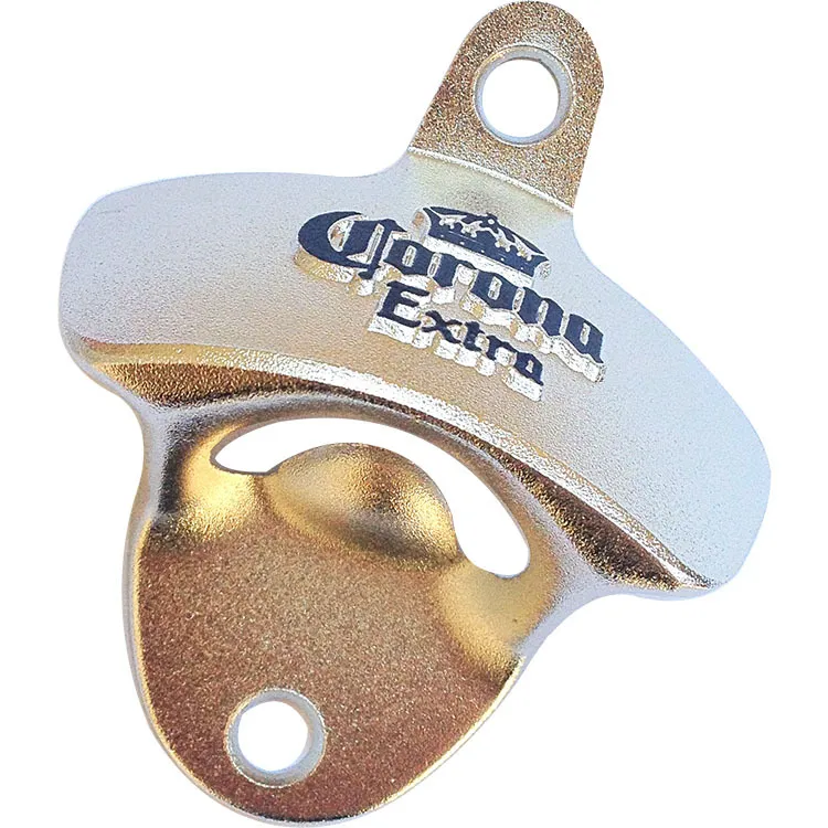 Creatieve muur opknoping vaste bierflesopener corona zinklegering wijnopener