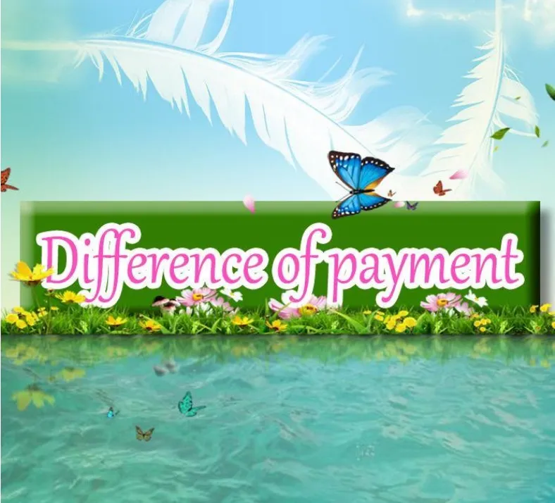 Other Home & Garden Difference of payment Acoording to message we discussed