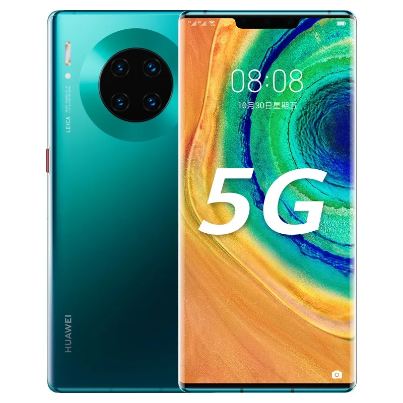 Telefono cellulare originale Huawei Mate 30E Pro 5G 8GB RAM 128GB 256GB ROM Kirin 990E 40MP 4500mAh Android 6.53" Schermo intero curvo Fingerprint ID Face NFC IP68 Smart Cellphone