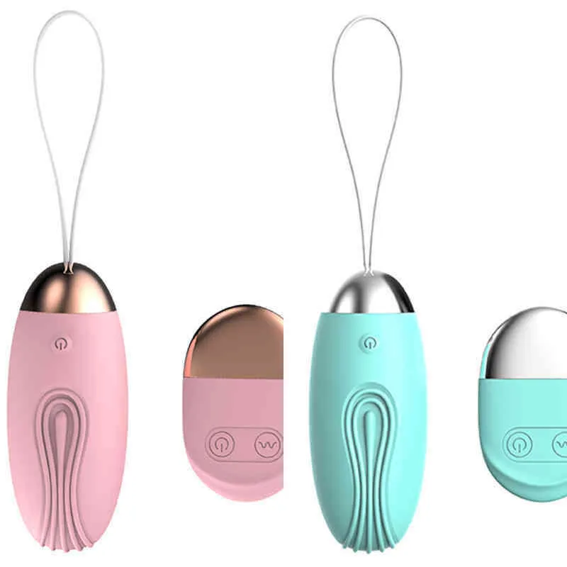 NXY Vagina Balls Wkładany Wibrujący Egg Waginal Masażer G-Spot Symulator USB Ładowanie Pilot 10 Speed ​​Wibrator Sex Zabawki Damskie1211