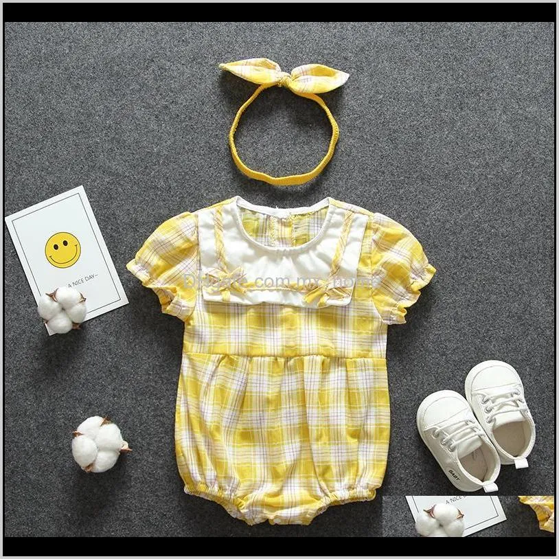 2021 new first birthday of the newborn will see bodysuit chess set + bandana suit for baby girl`s childhood clothes sets wa5g