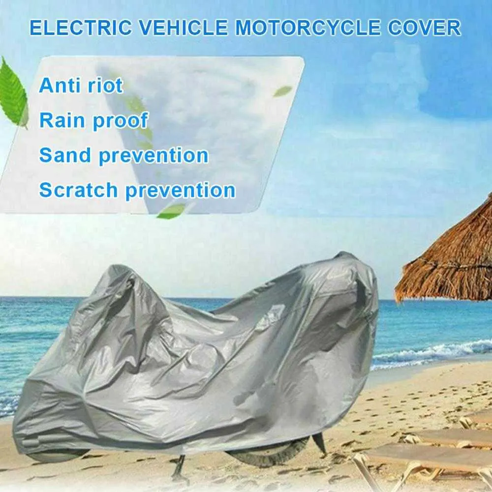 새로운 방수 먼지 증거 UV 썬 비 스노우 실내 야외 전체 오토바이 커버 안티 보호 모터 스쿠터 자전거 커버 커버 코트