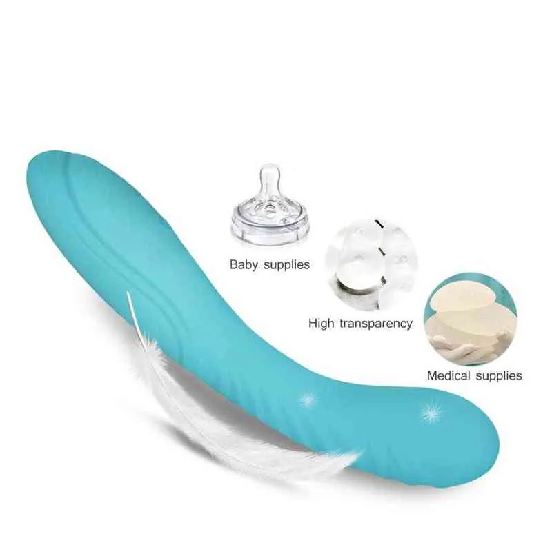 NXY Dildos winyi Dorosły Narzędzie USB Akumulator Silikonowy Clitoris G Spot Wibrator Kobiety Masturbacja Sex Zabawki Dildo Wand 0105