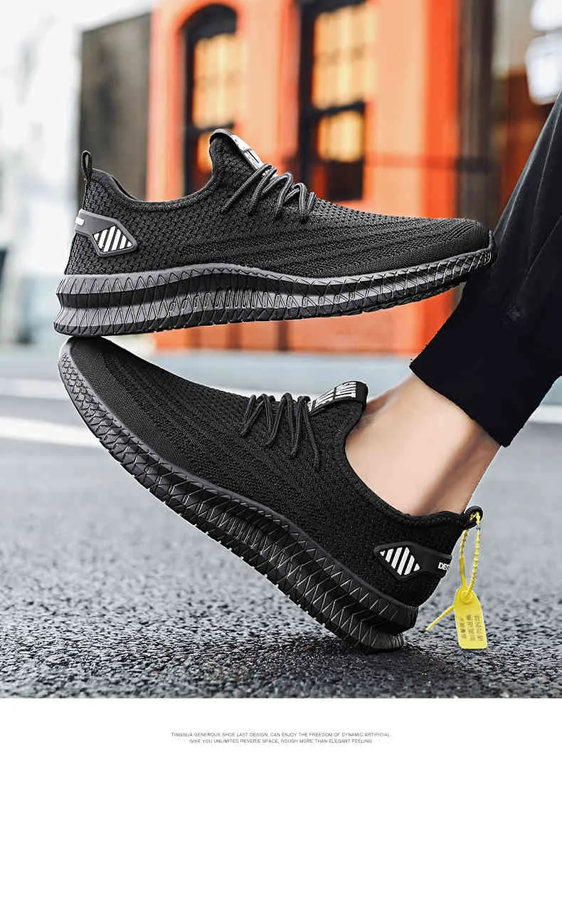 Mens Breathable Mesh Running Sneakers Comfortable Walking Shoes Casual Sports Footwear White 2024 From Sneaks 40.61 DHgate.Com