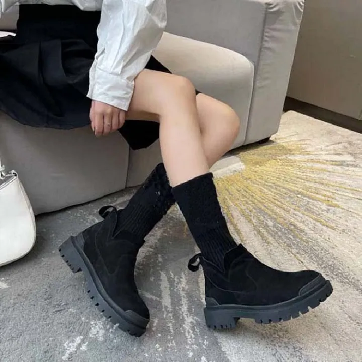Den senaste designern Boots Fashion Luxury Women Spring och Autumn Bekväm stark varm effekt Good Ankle Boots With Box