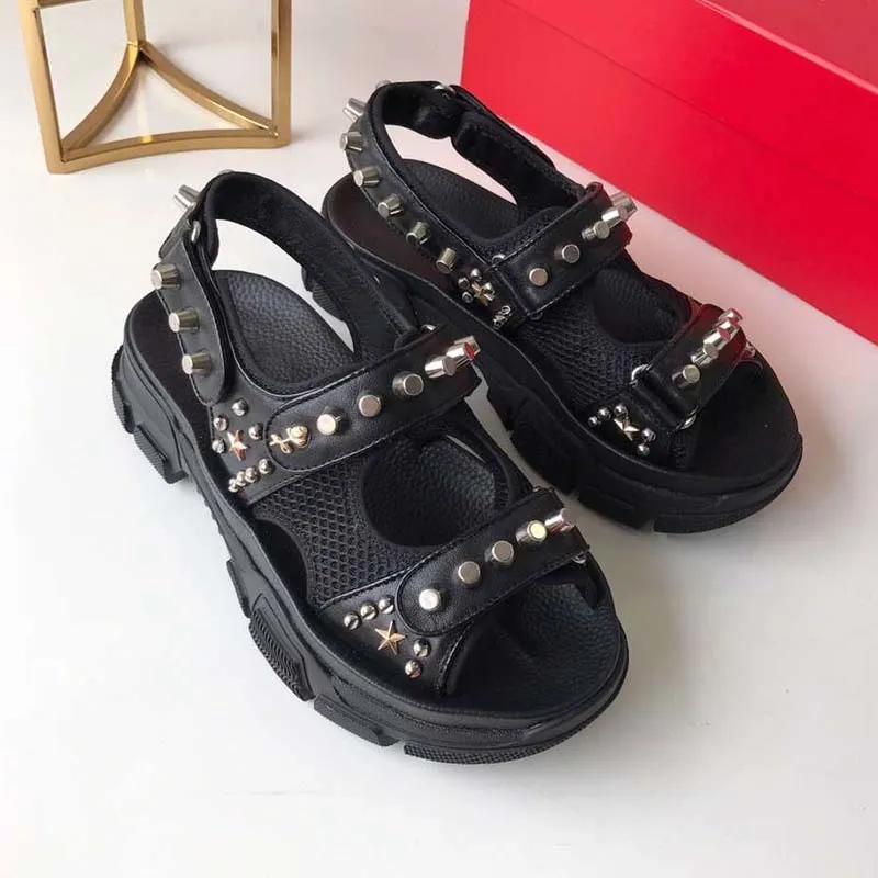  fashion shoes new women sandals peep toe buckle metal chunky heel high heels sandals woman sandalias trendy party shoes women35-41