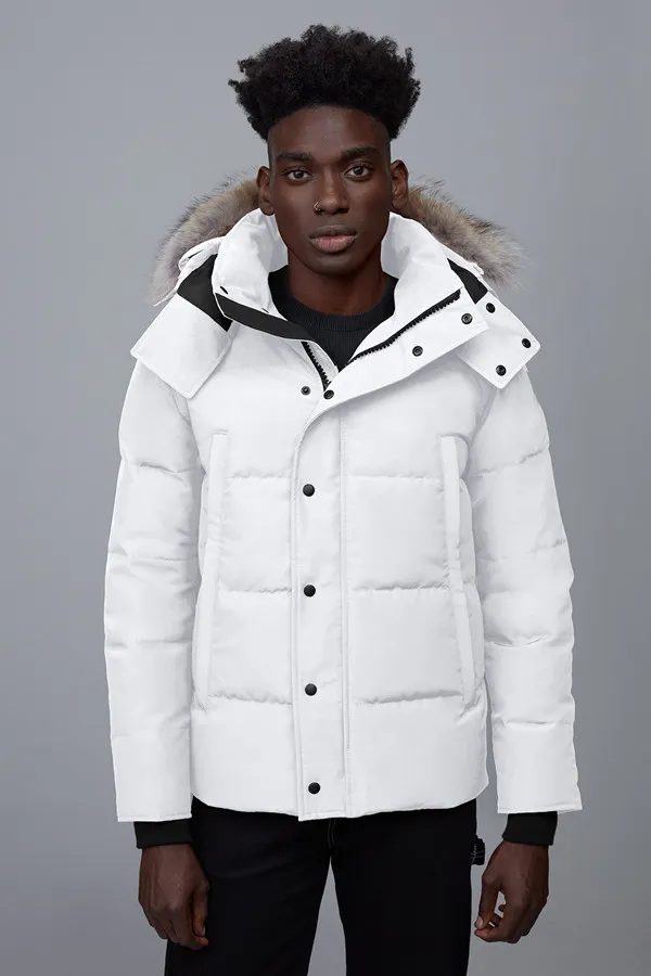 Canada puffer donsjack winterparka herenjassen Daunejacke Wyndham uitloper grote bontjas met capuchon kledingstuk stofzak zak donsjack doudoune