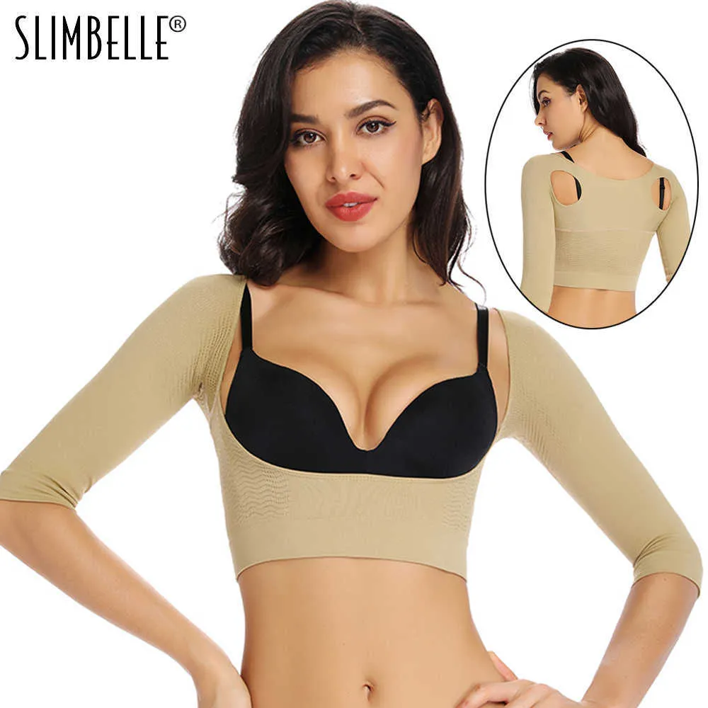 Womens Post Surgical Slimmer Compression Sleeves Upper Arm Humpback Posture  Correcting Undershirt Tops For Shapewear From Fandeng, $19.67