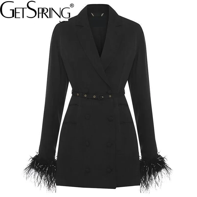 Women Blazer Dress Long Black Yellow Patchwork Polyester Jacket Suit Spring  Autumn from Dhgate Womens Suits & Blazers - price 70.61