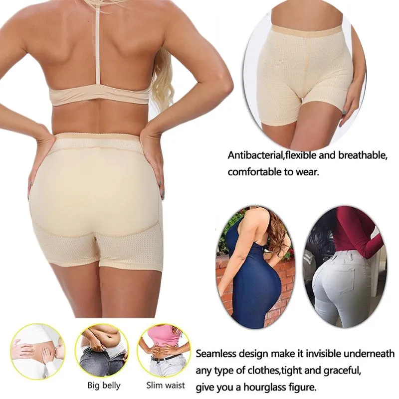 NINGMI Women Butt Lifter Shapewear Briefs Seamless Padded Hip Enhancer  Underwear
