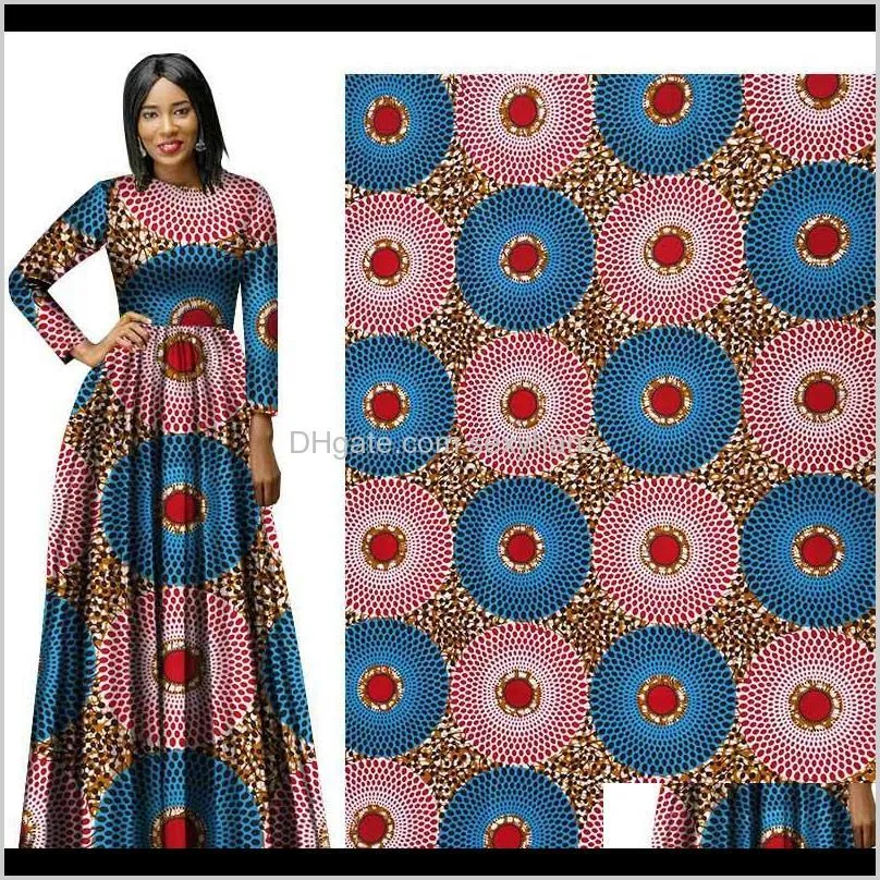 ankara african polyester wax prints fabric binta real wax high quality 6 yards/lot african fabric for party dress