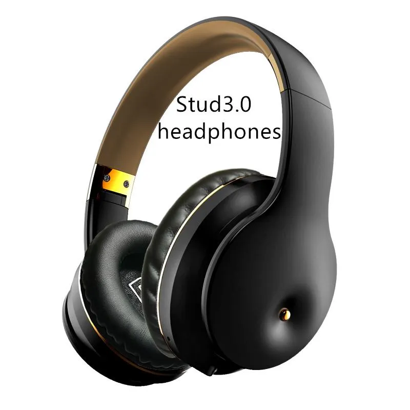 ST3.0 fones de ouvido sem fio estéreo fones de ouvido Bluetooth Fones de ouvido dobráveis ​​suportam cartão TF Build-in Mic 3.5mm Jack para iPhone Huawei