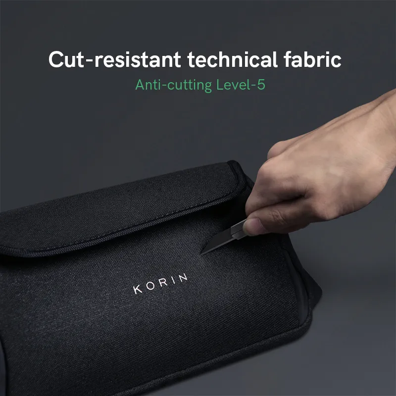 Kingsons Novo Multifuncional Anti-Corte Inclinado Bolsa De Ombro À Prova D 'Água Sling Peito Saco Anti-Theft Messenger Crossbody Cut Prova