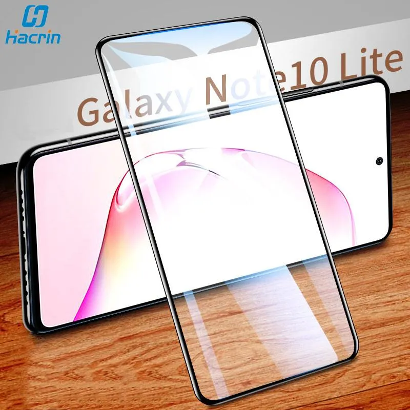 Voor Galaxy Note 10 Lite getemperd glas HD Gladde heldere anti-kratcherma-scherm Beschermingsbeschermers Beschermers