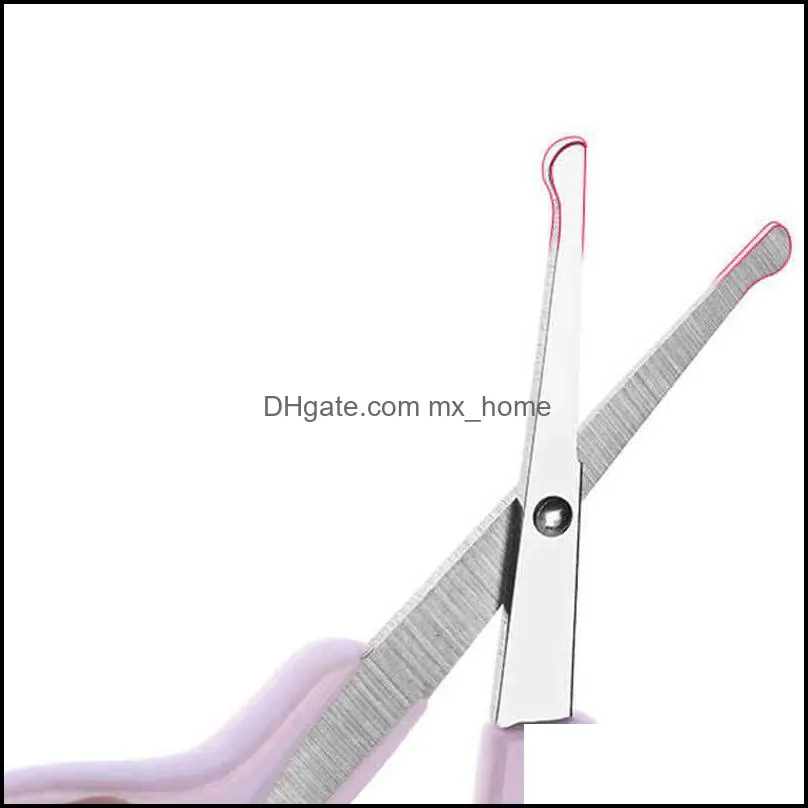 Baby Special Nail Scissors Mini Manicure Cutter Kids Nail Care Clipper Portable Infant Healthcare Kits Trimmer Scissor Tool