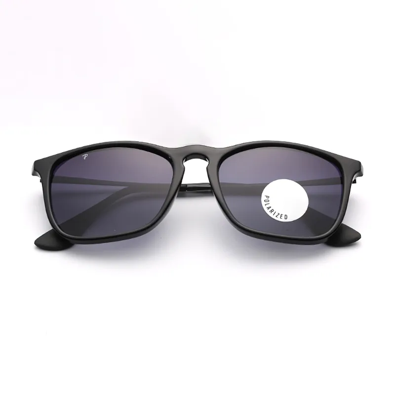 Модные солнцезащитные очки Chris Мужские женские поляризованные солнцезащитные очки винтажные солнцезащитные очки дизайн поляризационные очки для вождения УФ-защита с высококачественным кожаным чехлом