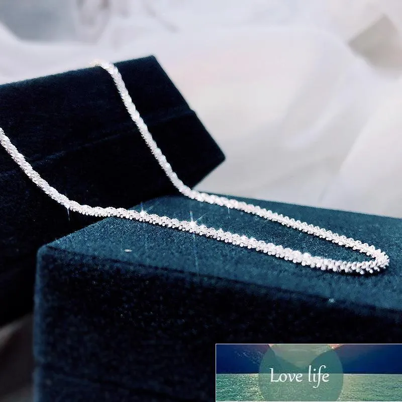 Wong Rain 925 srebrne srebro stworzone moissanite moda luksusowy biały złoto unisex łańcuch para naszyjnik drobny biżuteria cała cha346u