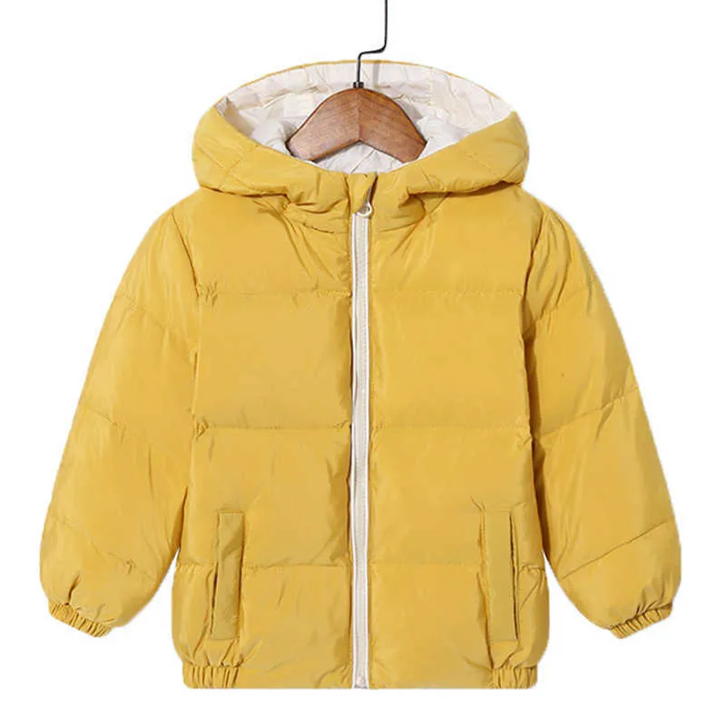 Hiver Enfants Doudounes Pour Filles Manteaux Épaissir Duvet De Canard Garçons Veste Toddler À Capuche Survêtement Bébé Enfants Snowsuit Vêtements H0909