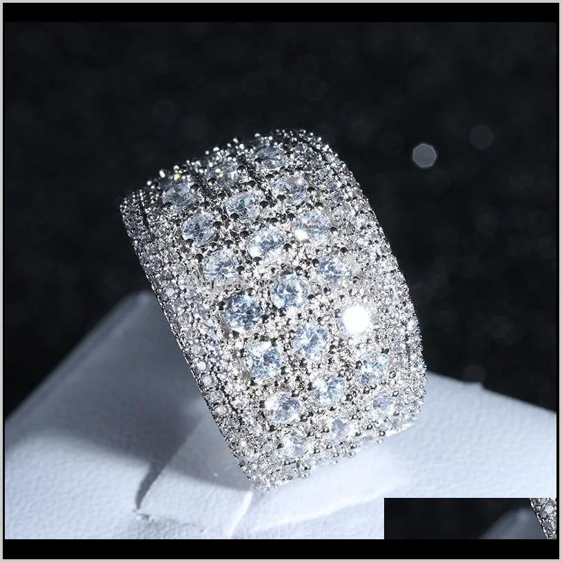 exquisite ring eight heart eight arrow zircon ring fashion european and american rings wholesale