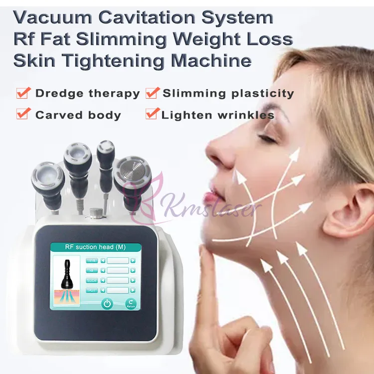 Draagbare Ultrasone Cavitatie Machine 80khz Ultrasound Vacuüm RF Body Slimming SPA Salon Apparatuur