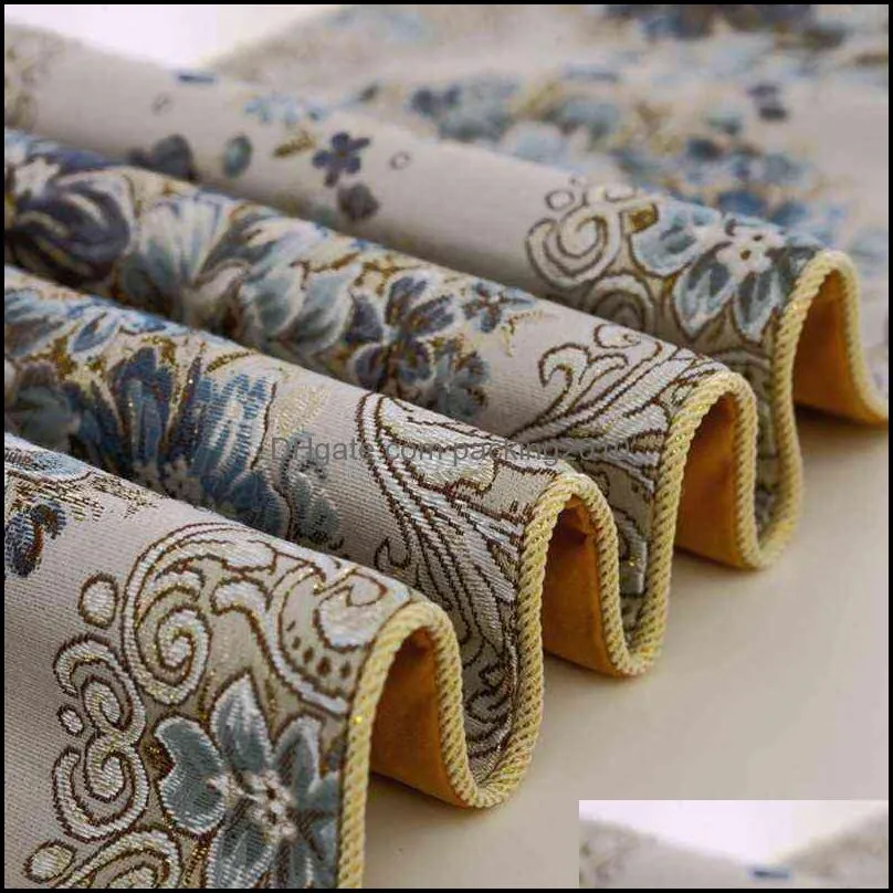 Table Runner Table Runner Luxury Embroidery Table Runner Decoration For Home Party Wedding Christmas Decoration Party Supplie 220107