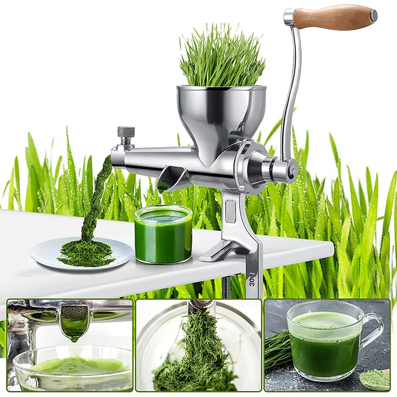 Stainless Steel Wheat Grass Wheatgrass Slow Juicer For Juicing Wheat