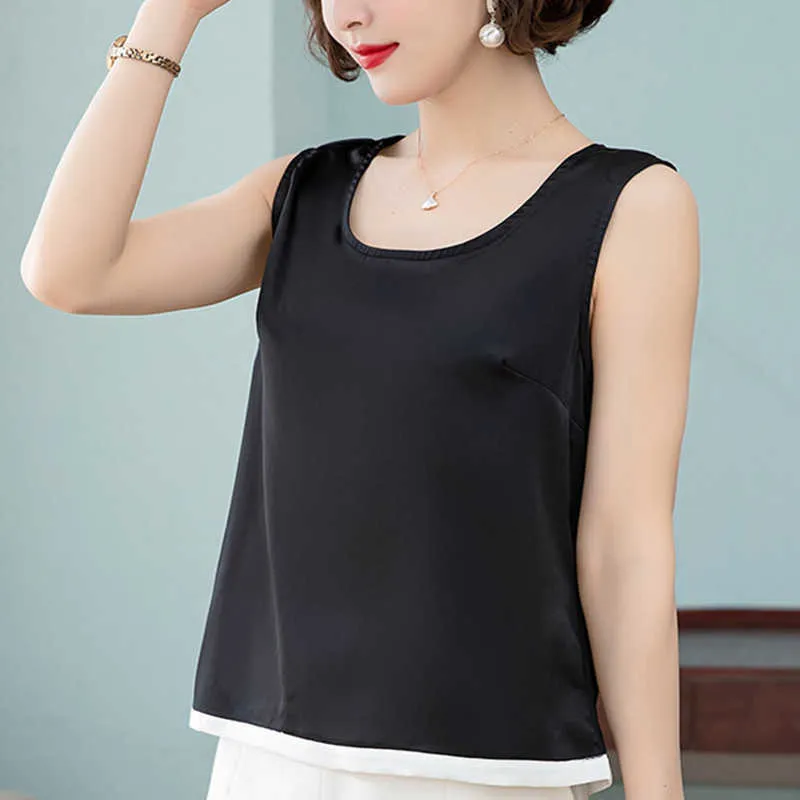 Blusas de gasa sin manga online