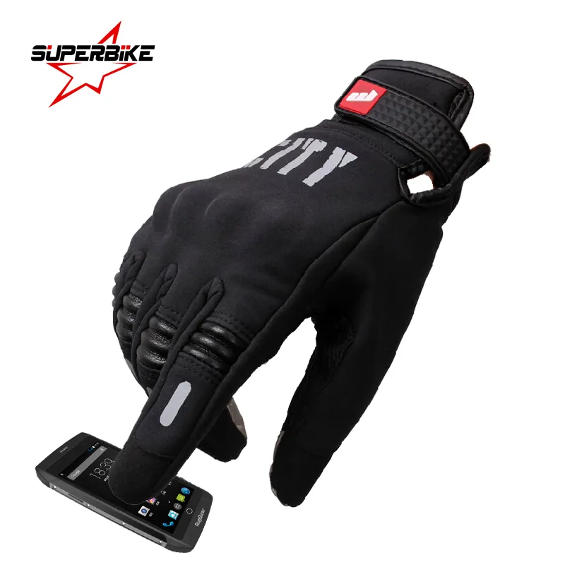 Motorcycle Glove Man Touch Screen Cycling Racing Men Full Finger Summer Motorbike Moto Bicycle Bike Breathable Motocross Luvas