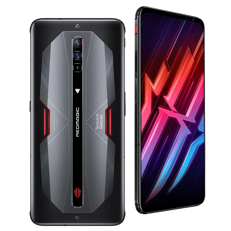 Telefono cellulare originale Nubia Red Magic 6 Pro 5G Gaming 12GB RAM 128GB 256GB ROM Snapdragon 888 64.0MP 4500mAh Android 6.8 pollici Schermo intero Fingerprint ID Smart Cell Phone