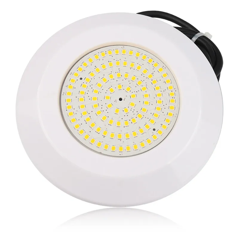 DC12V 108 LED Basen Lekki Wodoodporna IP68 Ciepłe białe Zatapialne Podwodne Piscina Night Lampa Outdoor Spotlight