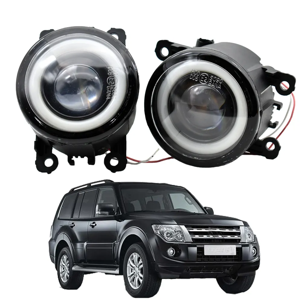 2PCS Leds Chips LED Fog Light Lamp 12V H11 For Mitsubishi Pajero Montero Sport 2008-2014 L200 Halogen Lamps