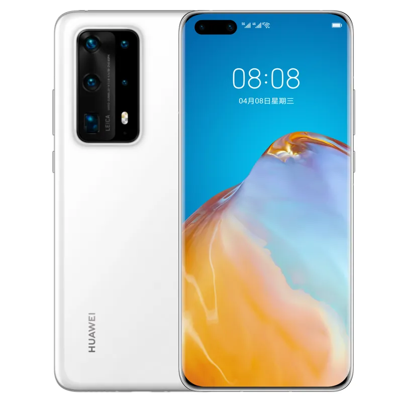 Оригинальный Huawei P40 Pro + Plus 5G мобильный телефон 8 ГБ ОЗУ 256 ГБ 512GB ROM KIRIN 990 50.0MP AI Android 6.58 "Полноэкранный отпечаток пальца ID Face NFC IP68 4200MAH Умный сотовый телефон