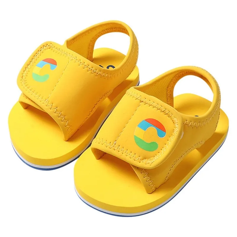 Dzieci Berbecia Buty Baby Boy Girl Sandals Casual Outdoor Beach Płaskie Miękkie Sole Dzieci Niemowlę Bebe Sandały Sandals Buty Non Slip 210713