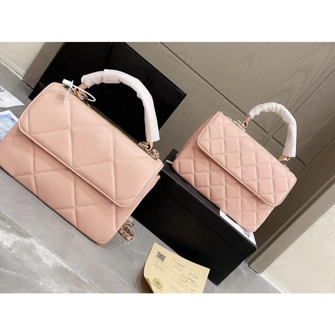 2021 Women Luxury Designer Crossbody Bags High Quality purse Wholesale Price Genuine Leather bag Shoulder Flap Handbag with small and big lattice diamond size 25cm