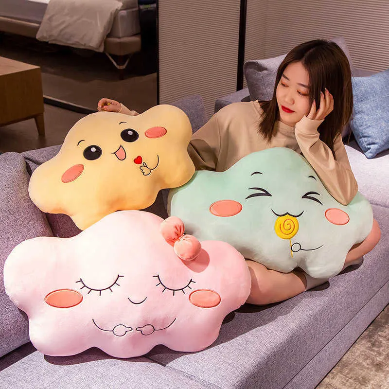 1pc Cloud-shaped Stuffed Plush Toy