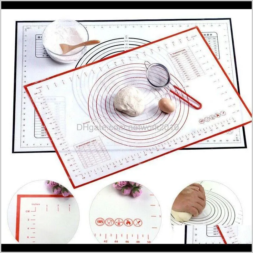 silicone baking mats sheet pizza dough non-stick maker holder pastry kitchen gadgets cooking tools utensils bakeware accessories