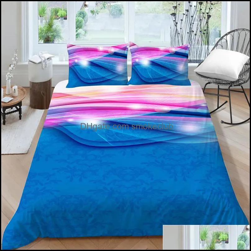 Bedding Sets 3D Set Queen Size Duvet Cover Boys Girls Colourful Design Comforter Covers King Full Double Single Beds Gift