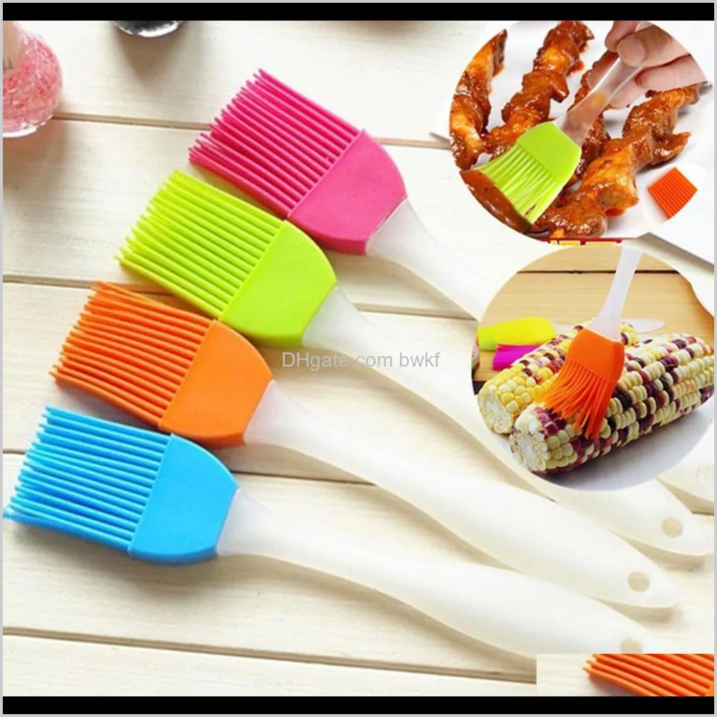 fashion silicone baking bbq cake pastry bread bakeware oil roast cream cooking utensil basting brush kitchen dining bar bbq tool